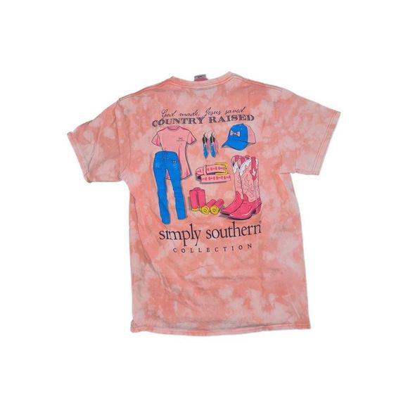 Simply Southern Cowgirl Bleached Tee - Picture 1 of 4